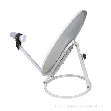 Outdoor satellite TV antenna, Ku-band 55cm dish antenna